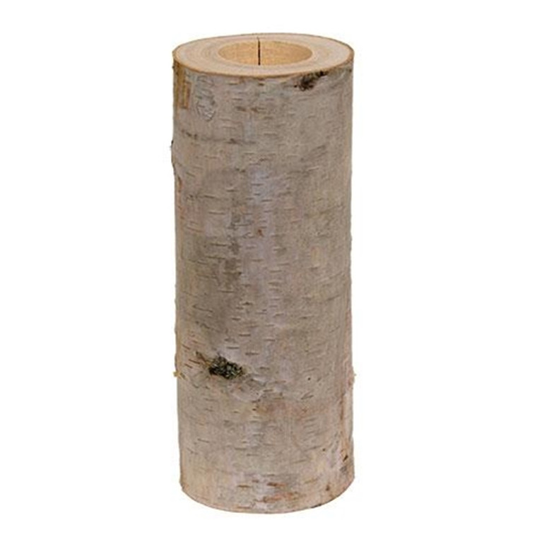 Natural Birch Tealight Holder 3.25" X 8" GYW133 By CWI Gifts