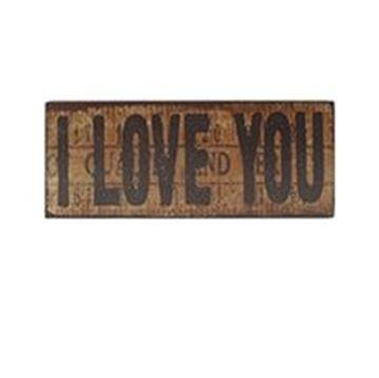 161-37484 Blossom Bucket I Love You Block - Pack of 5