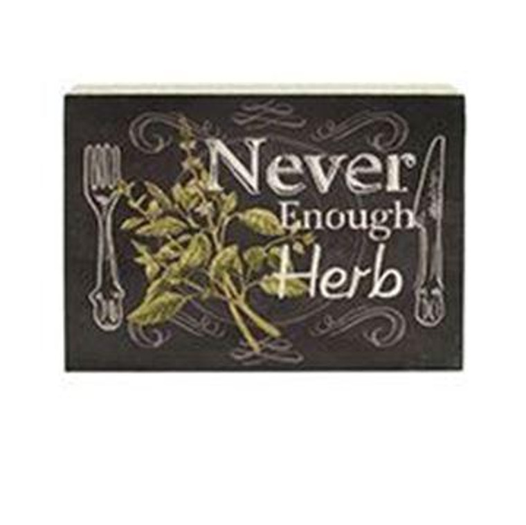 161-72059 Blossom Bucket Herb Wall Box Sign - Pack of 4
