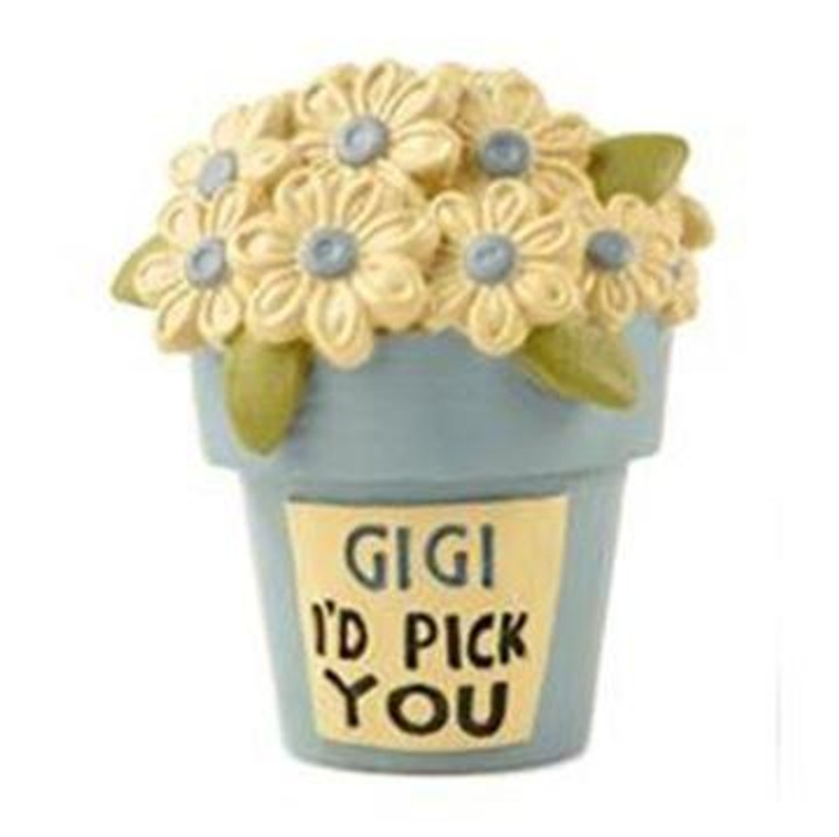 164-10974 Blossom Bucket Gigi Floer Pot With Flowers - Pack of 6