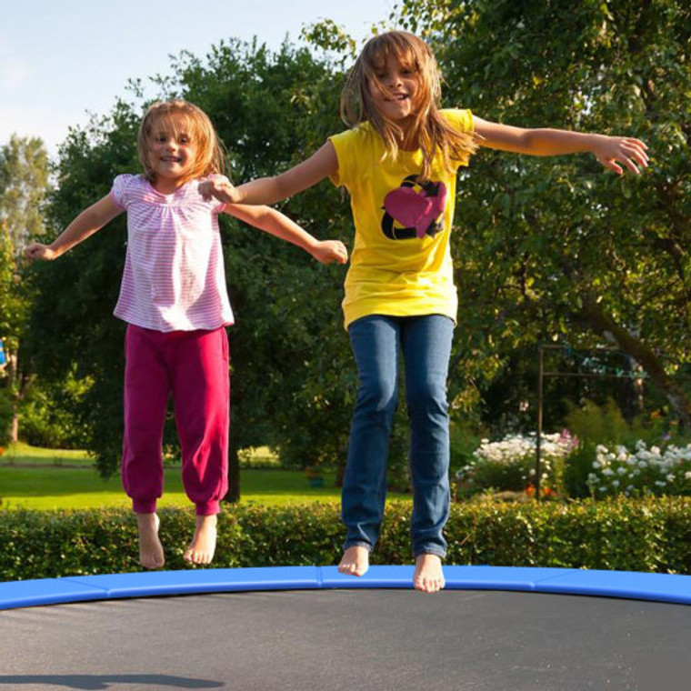 10 Feet Universal Spring Cover Trampoline Replacement Safety Pad-Blue TW10080NY