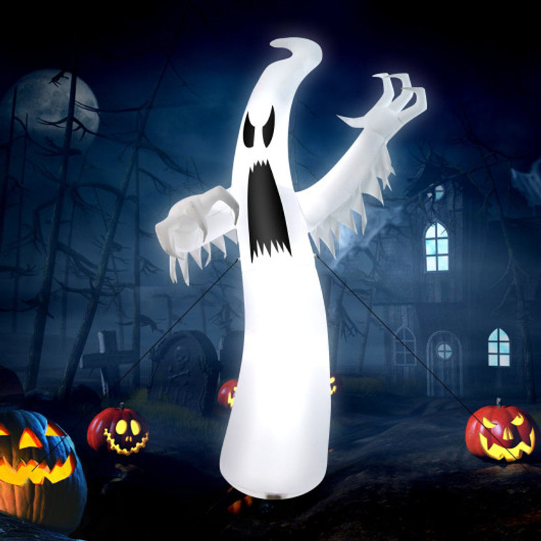12 Feet Halloween Inflatable Ghost With Led Lights CM24026US