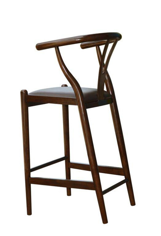 Boraam 29 Inch Wishbone Bar Stool - Cappuccino 52029