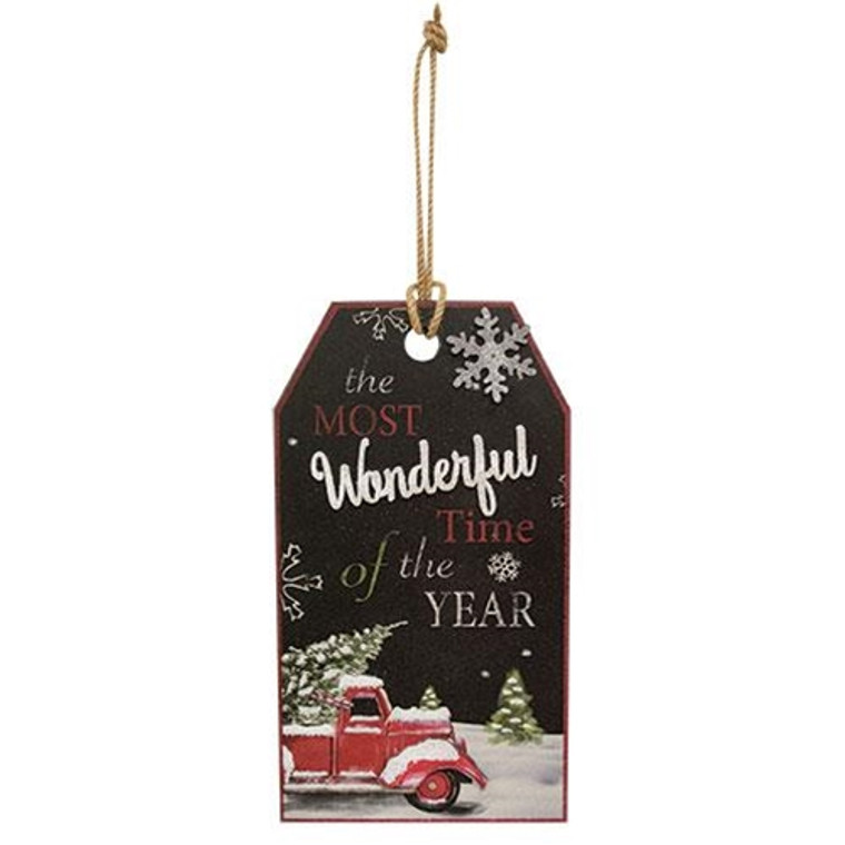 *Wonderful Time Hanging Tag Sign G6FSX6345 By CWI Gifts