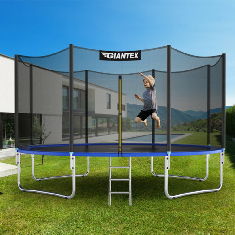 12/14 Feet Trampoline Bounce Jump Combo With Spring Pad-14' SP37577+