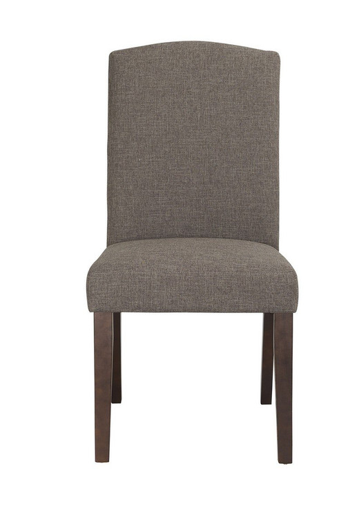 Boraam Champagne Parson Dining Chair - Set Of 2 - Steel - Gray 83618