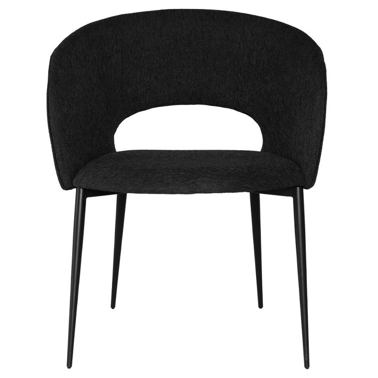 Nuevo Alotti Dining Chair - Activated Charcoal/Black HGNE317