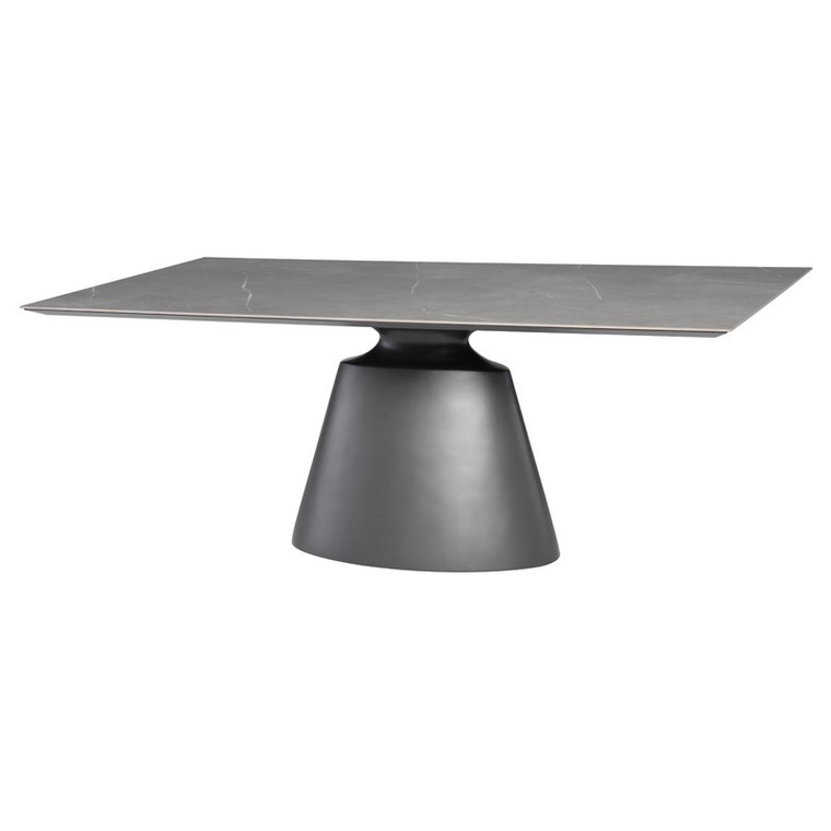 Nuevo Taji Dining Table - Grey/Titanium HGNE321