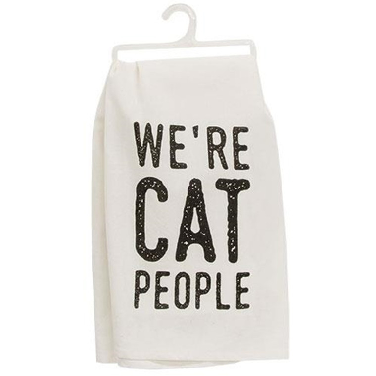 We'Re Cat People Dish Towel G54203 By CWI Gifts