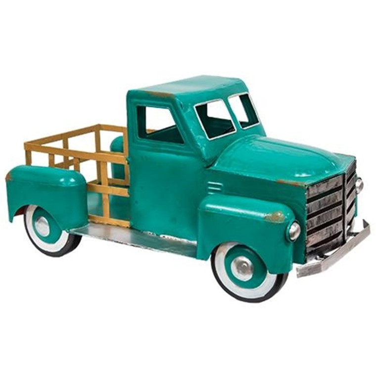 Teal Metal Truck GXME4116 By CWI Gifts