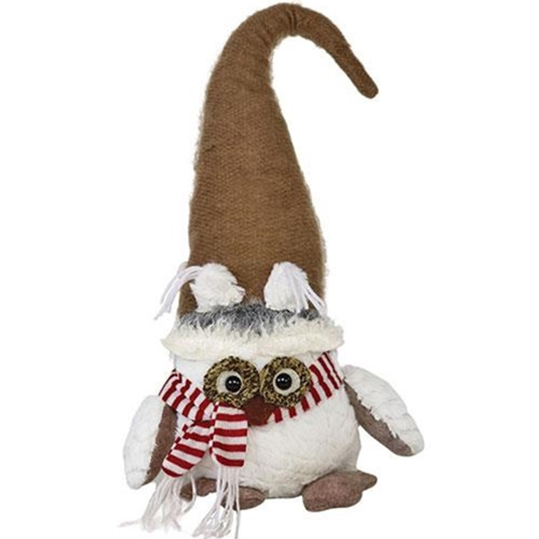 Sitting Plush Owl GZOE2004 By CWI Gifts