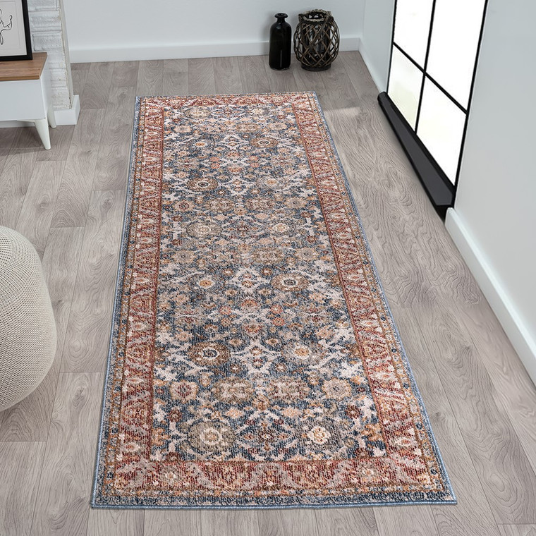 Faith Persian Bordered Traditional Woven Area Rug MP35-8050 By Olliix