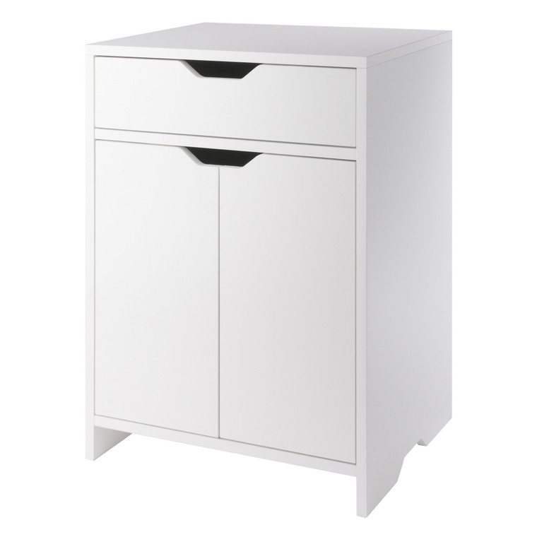 Winsome Nova 1-Drawer Storage Cabinet, White 10315