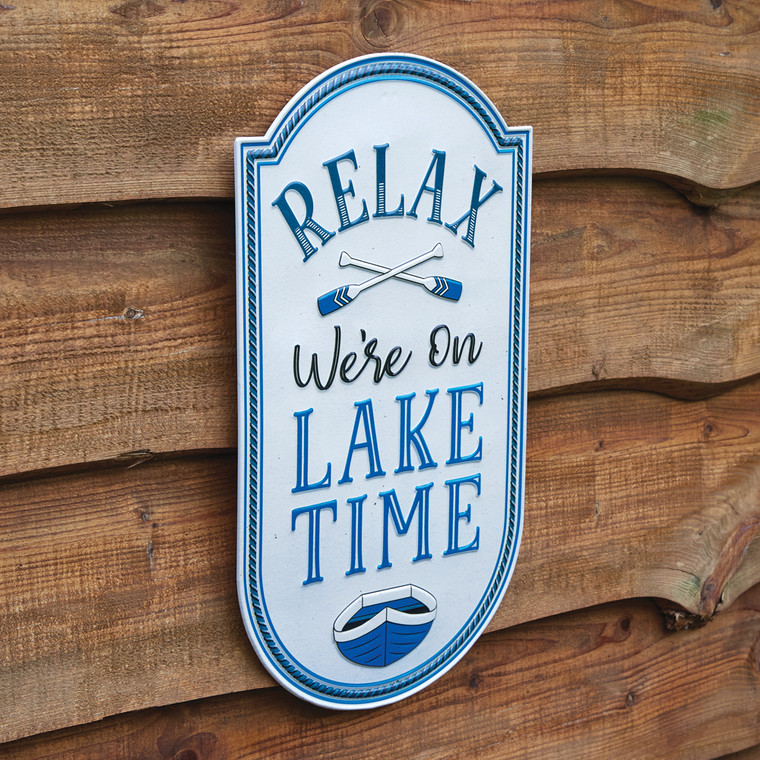 CTW Home Lake Time Wall Sign 440312