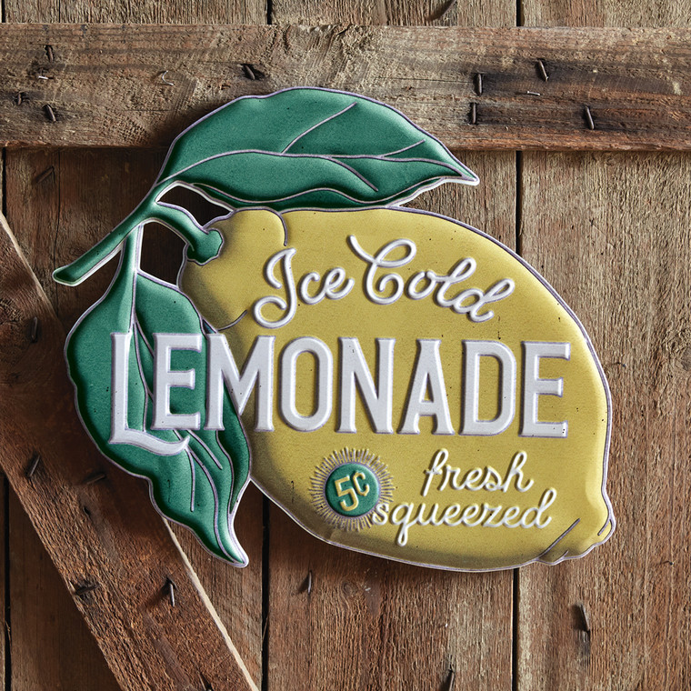 CTW Home Ice Cold Lemonade Wall Sign 440317