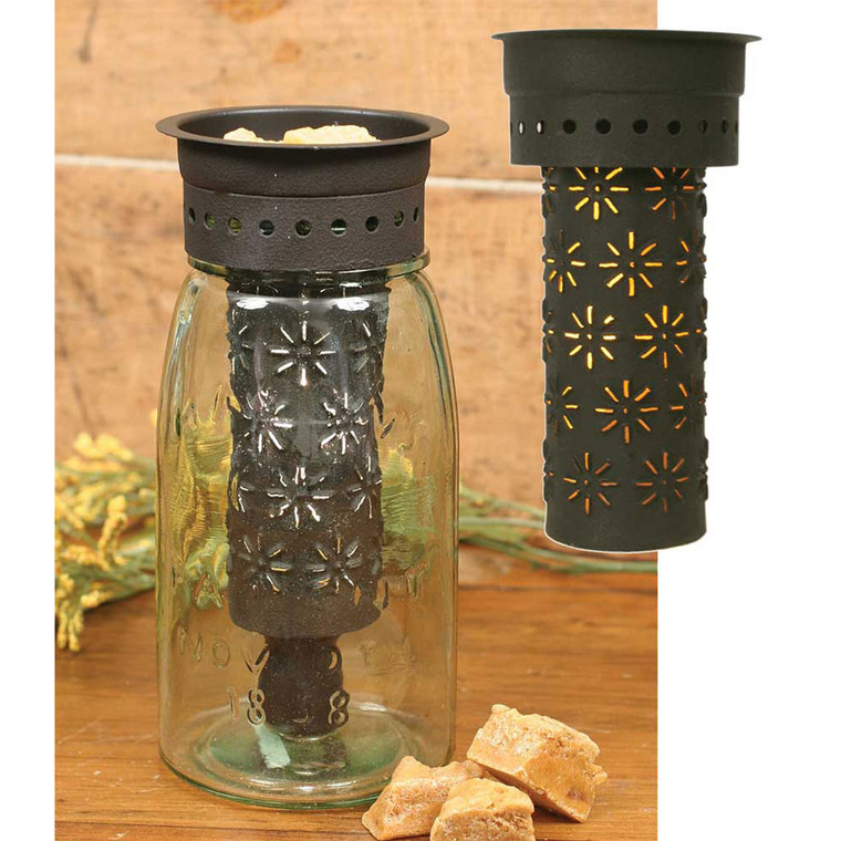 CTW Home Punched Pinwheels Quart Mason Jar Wax Warmer Kit (Pack Of 4) 8205025