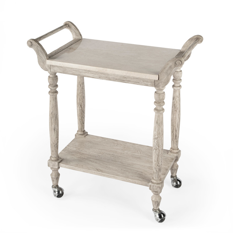 Butler Danielle Marble Bar Cart, Gray 5518329 "Special"