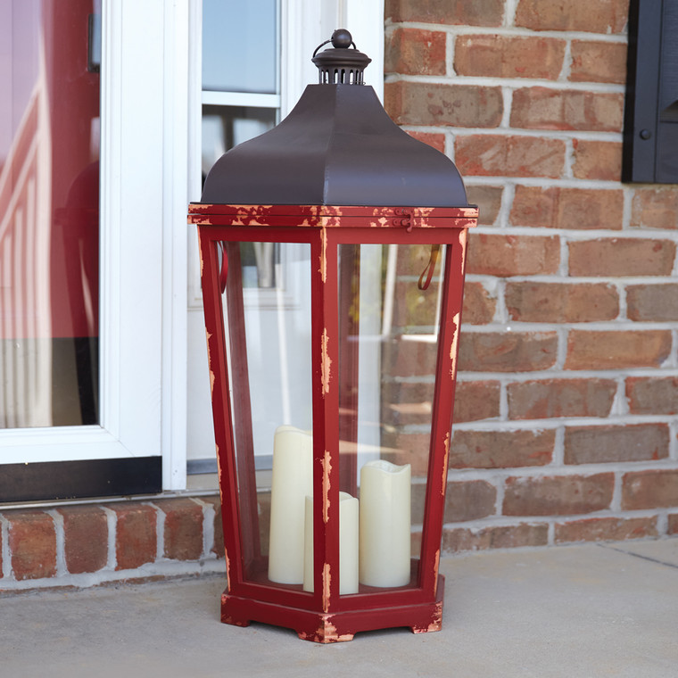 CTW Home Large Friedrich Lantern with LED Candles 530590