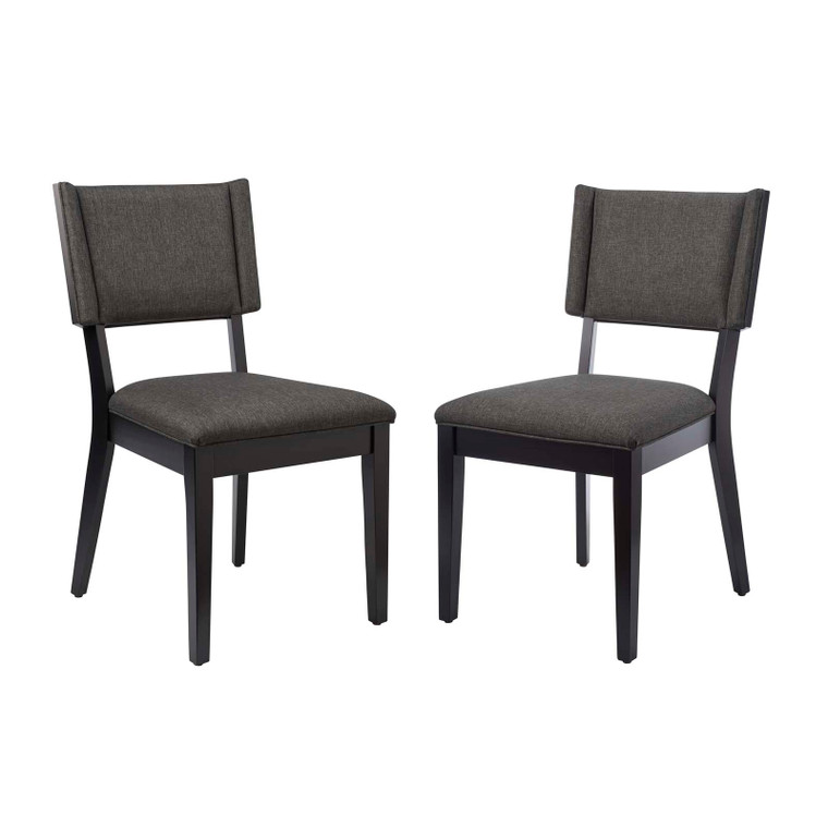 Esquire Dining Chairs - Set Of 2 - Gray EEI-4559-GRY By Modway Furniture