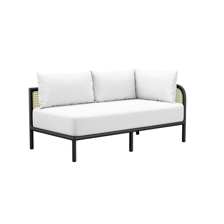 Hanalei Outdoor Patio Right-Arm Loveseat - Ivory White EEI-5030-IVO-WHI By Modway Furniture