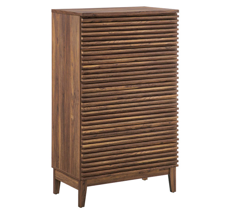 Render 5-Drawer Dresser Chest - Walnut MOD-6967-WAL By Modway Furniture
