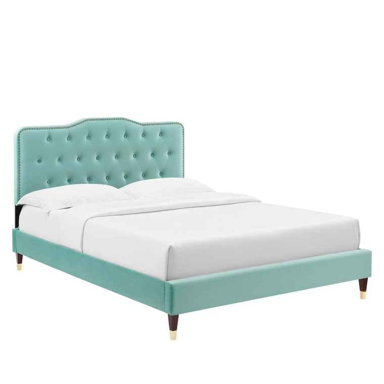 Amber Full Platform Bed - Mint MOD-6782-MIN By Modway Furniture