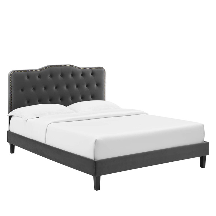 Amber Full Platform Bed - Charcoal MOD-6783-CHA By Modway Furniture