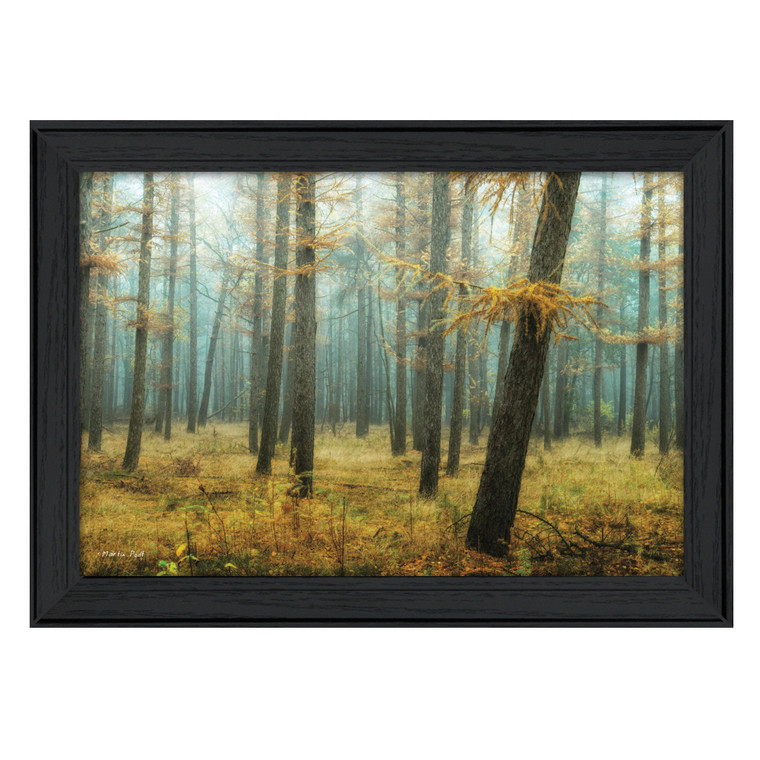 Homeroots Holterberg In The Mist Black Framed Print Wall Art 405473