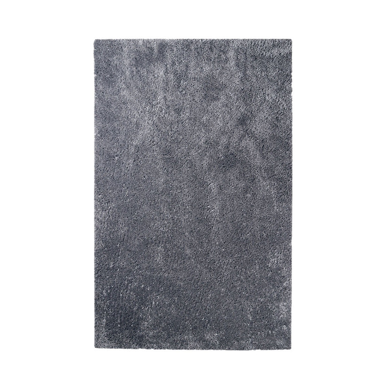 Homeroots 5' X 8' Grey Shag Stain Resistant Area Rug 486793