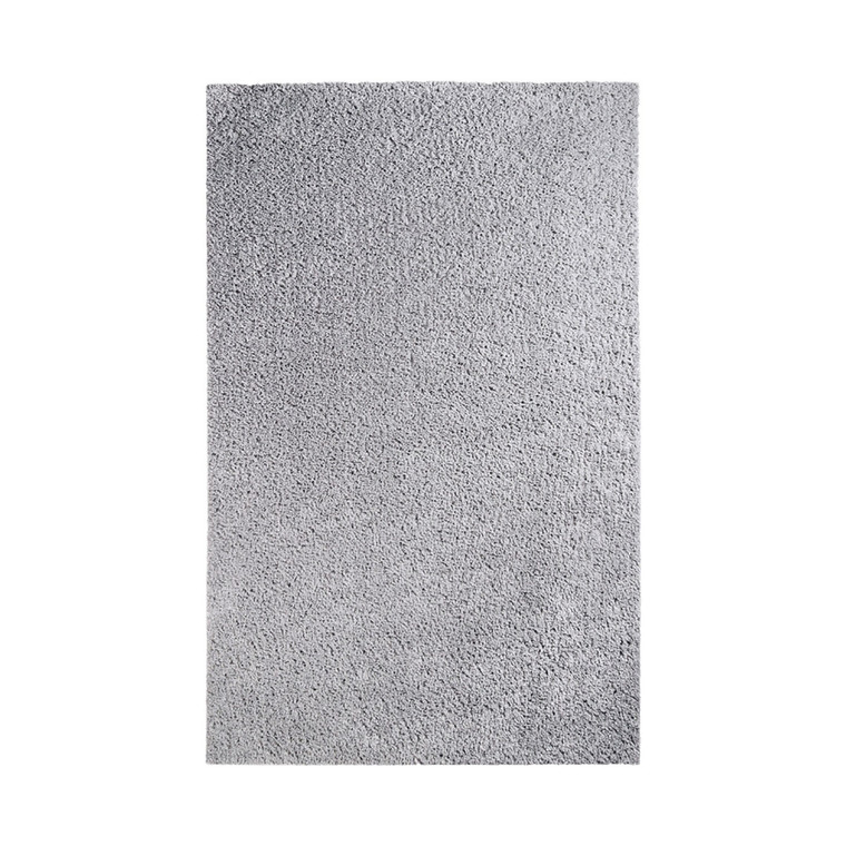 Homeroots 8' X 10' Silver Shag Stain Resistant Area Rug 486801