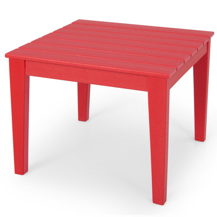 25.5 Inch Square Kids Activity Play Table-Red HY10047RE-1