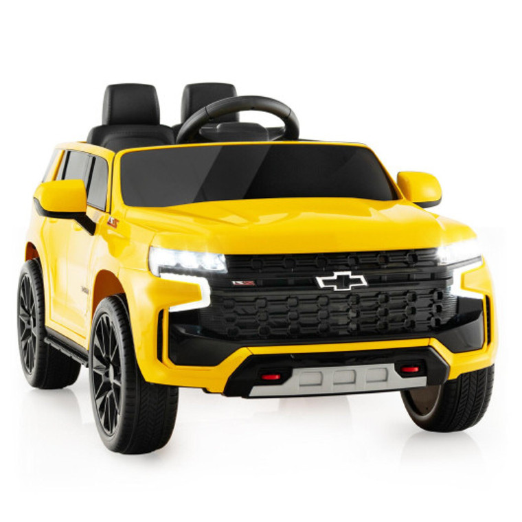 12V Kids Ride On Car With 2.4G Remote Control-Yellow TQ10117US-YE