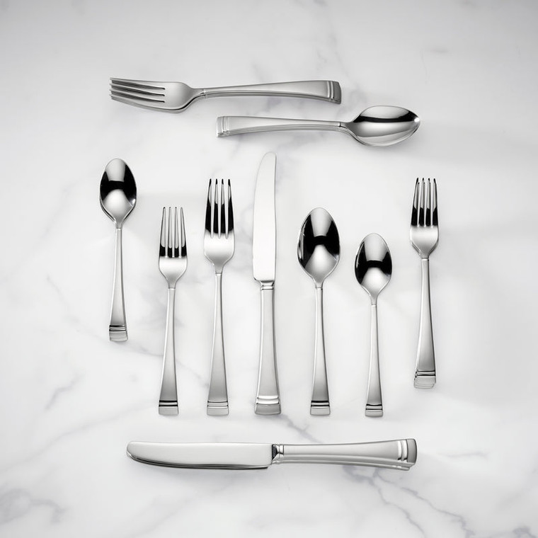 Lenox Federal Platinum Frosted Flatware 20-Piece Set 828373