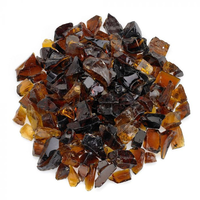 Auburn Medium Fire Pit Glass 10 lbs (Jar) CG-AUBURN-M-10-J By American Fireglass