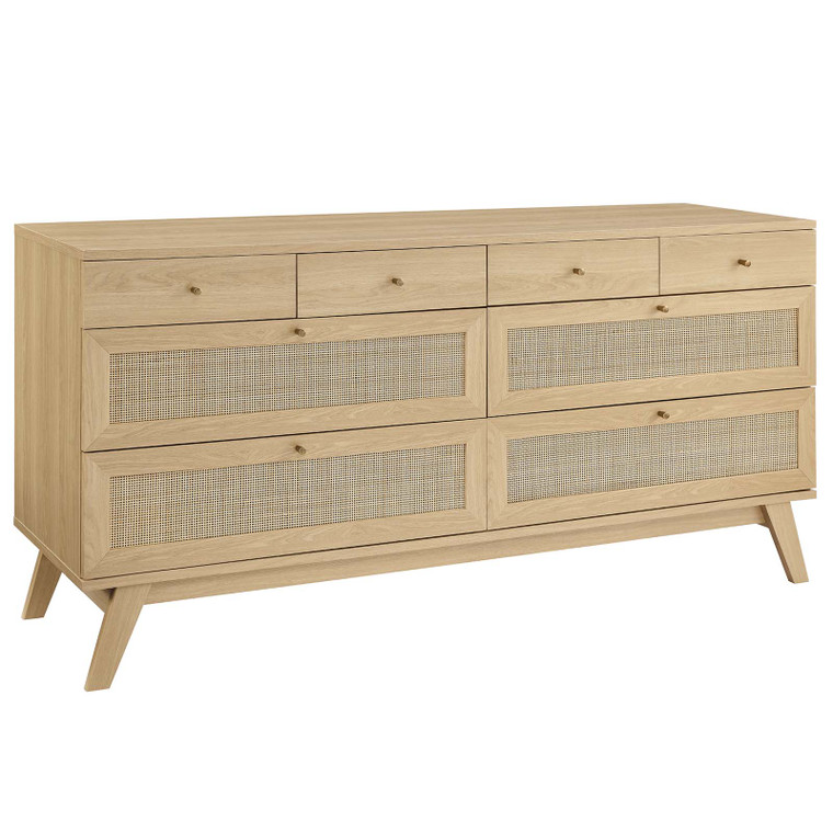 Soma 8-Drawer Dresser - Oak MOD-7054-OAK By Modway Furniture