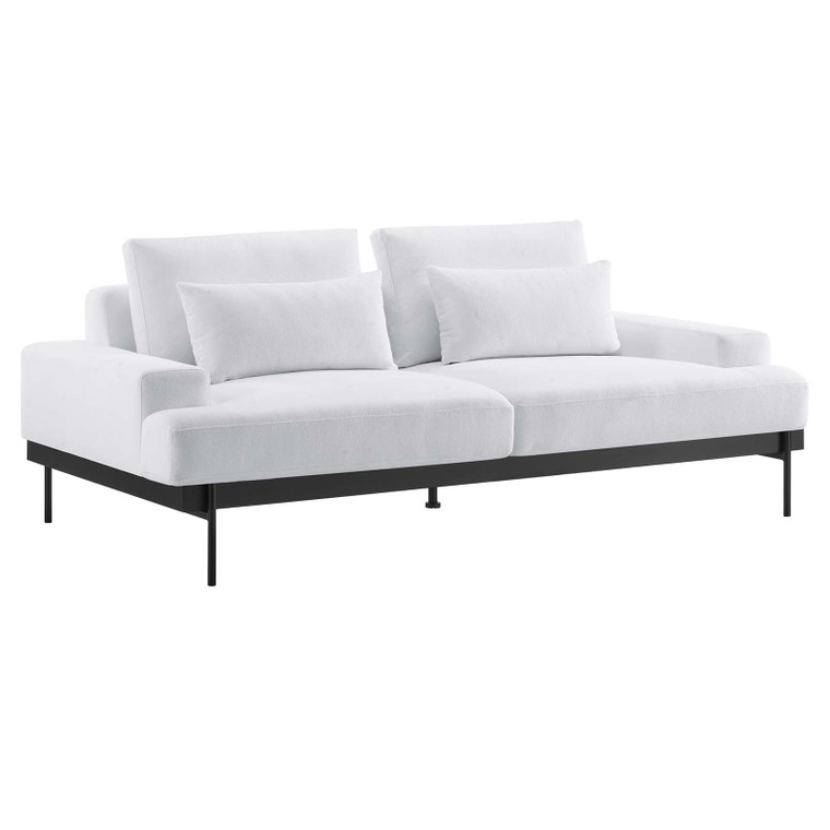 Proximity Upholstered Fabric Sofa - White EEI-6214-WHI By Modway Furniture