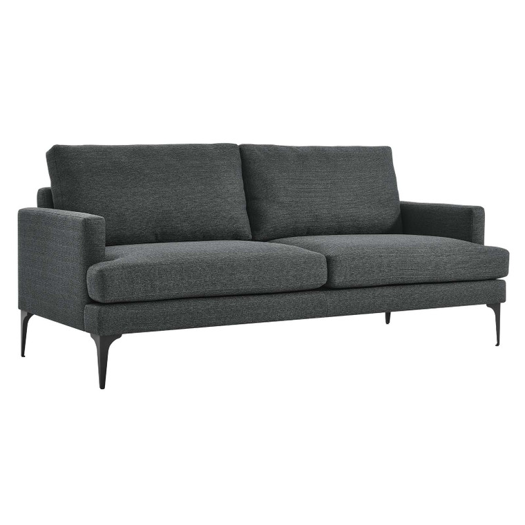 Evermore Upholstered Fabric Sofa - Gray EEI-6009-DOR By Modway Furniture