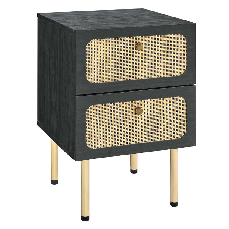 Chaucer 2-Drawer Nightstand - Black MOD-7063-BLK By Modway Furniture