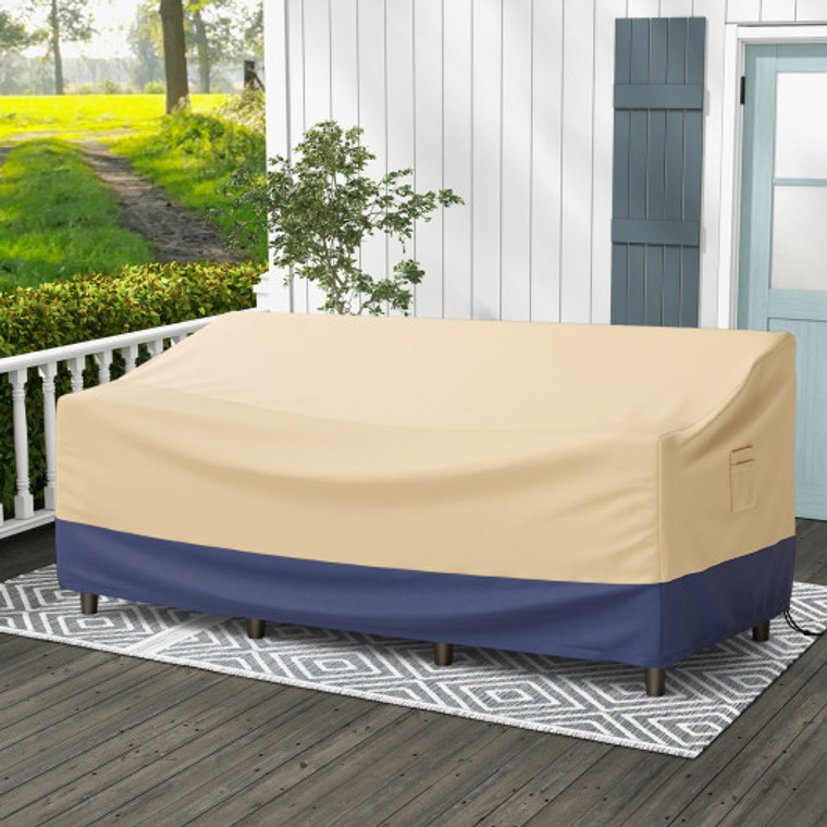 Patio Furniture Cover With Padded Handle And Click-Close Straps-77 X 43 X 30 Inches NP10783