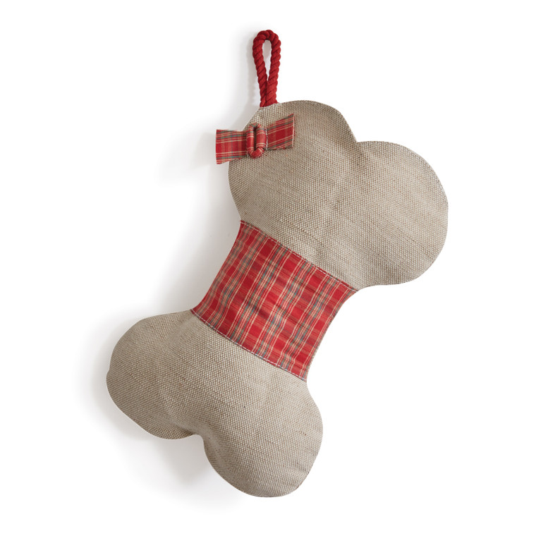 CTW Home Dog Bone Christmas Stocking 510721