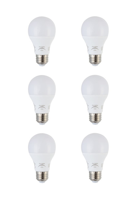 Elegant Led A19 Light Bulb 10 Watts 800 Lumens 2700K Non-Dimmable A19LED803-6PK