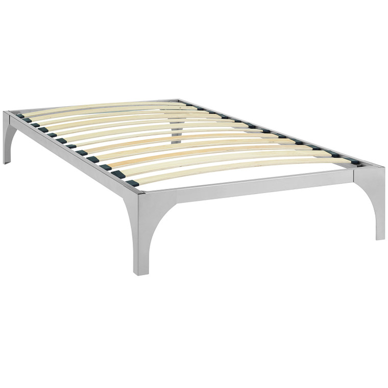 Ollie Twin Bed Frame - Silver MOD-5747-SLV By Modway Furniture