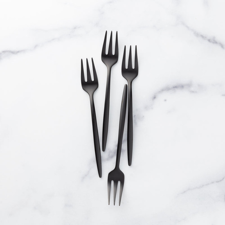 Lenox Gaze Pvd Black Satin 18/0 4-Piece Cocktail Fork (Pack Of 12) 5051H3CKW44R