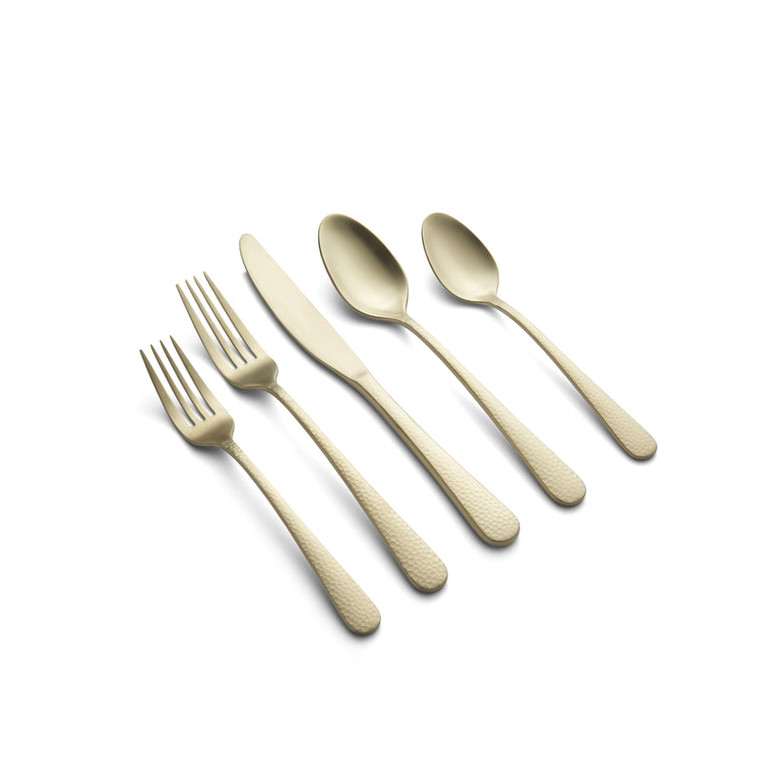 Lenox Keene Pvd Champagne Satin 18/0 20-Piece Flatware Set 507920CKW12R