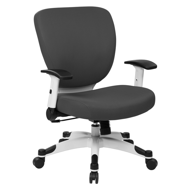 Office Star Padded Seat Managers Chair - Grey 5200W-2M