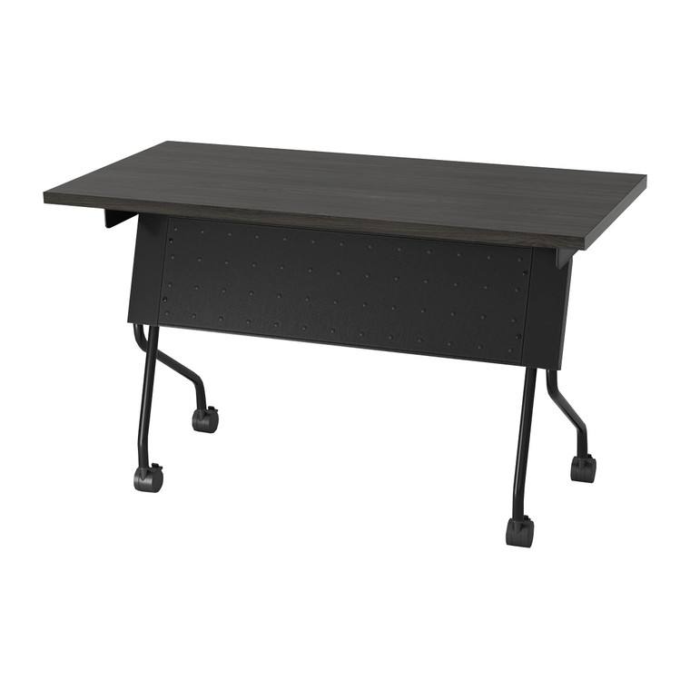 Office Star 4' Black Frame With Slate Grey Top Table - Black/Slate Grey 84224BS