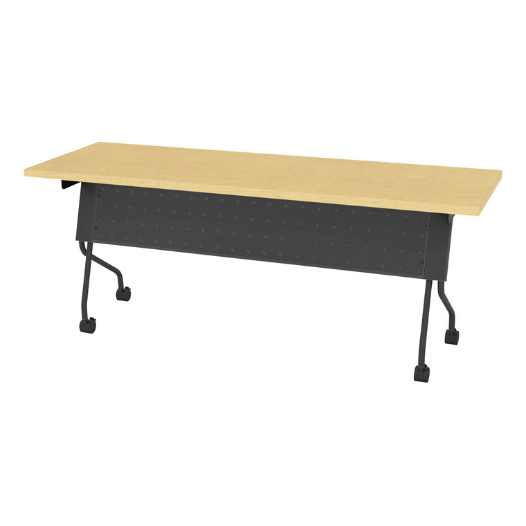 Office Star 6' Titanium Frame With Maple Top Table - Maple 84226TP