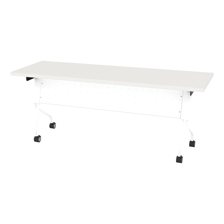 Office Star 6' White Frame With White Top Table - White 84226WW