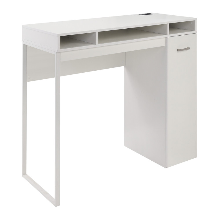 Office Star Ravel 47"W Desk With Storage - White RV9848-WH