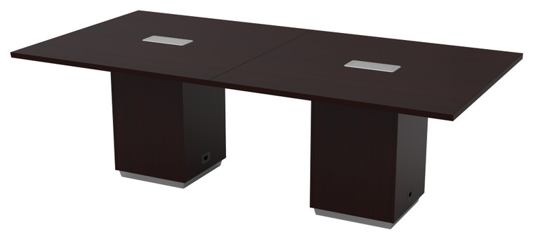 Office Star Tuxedo Rectangular Table 96X48X30H - Dark Roast TUXDKR-60